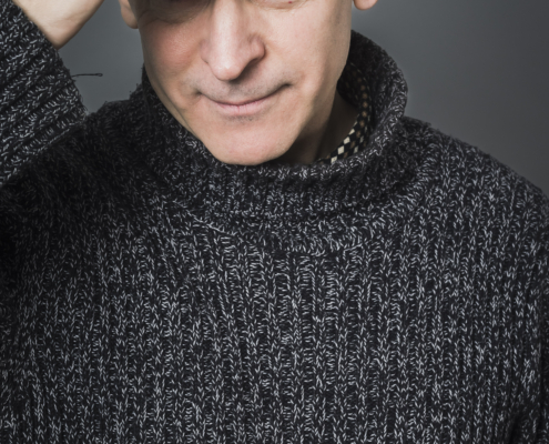 Porträtt Daniel Goldmann, skådespelare.